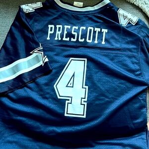 Dallas cowboys Prescott #4 nfl football Jersey, men’s XL